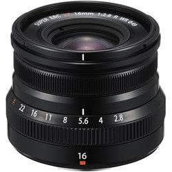 Fujifilm XF 16mm F2.8 R WR Black Lens 001